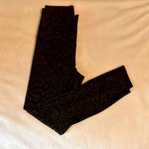 Lululemon wunderunder train leggings cheetah print